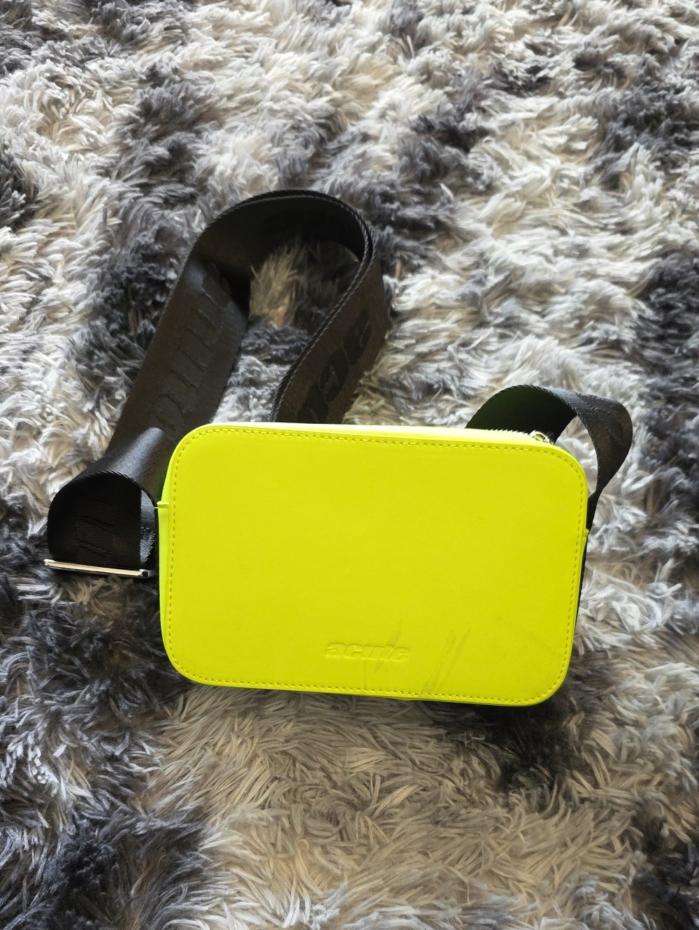 Acute Neon Yellow Crossbody Bag